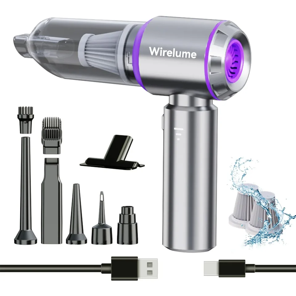 Wirelume Purple Cordless Handheld Vacuum — Product photo