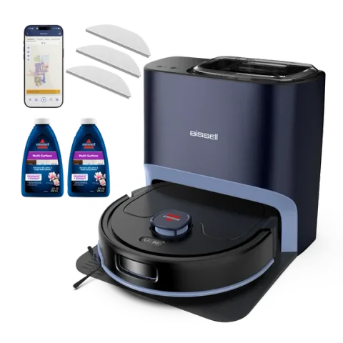 BISSELL FlexClean FurForce robot vacuum and mop — Product photo