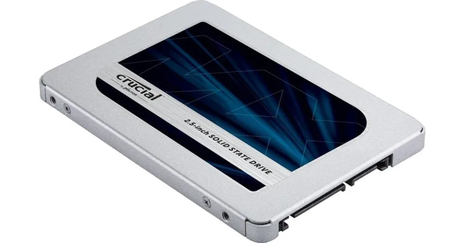 Crucial MX500 2 TB 2.5-inch SATA SSD — Product photo