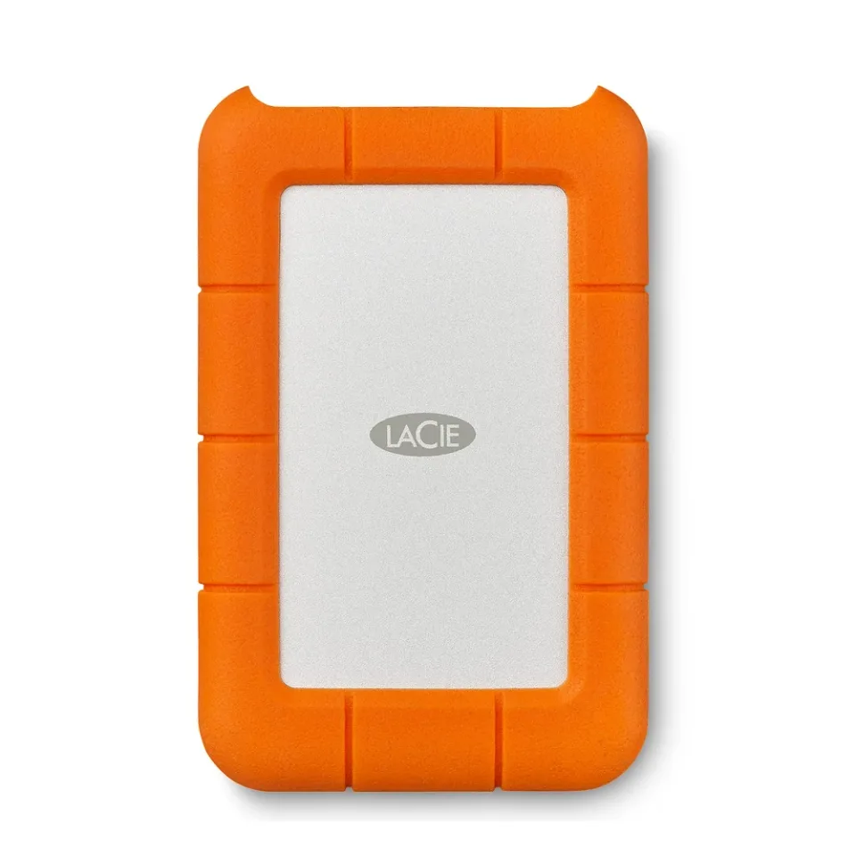 LaCie Rugged USB-C 2 TB portable hard drive — Product photo