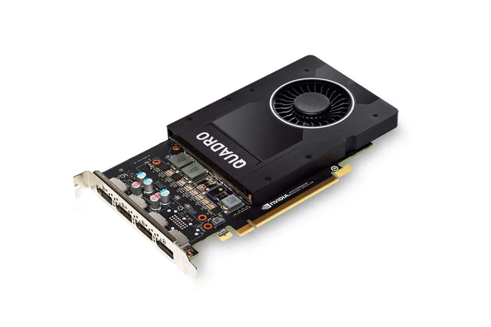 PNY NVIDIA Quadro P2000 graphics card — Product photo