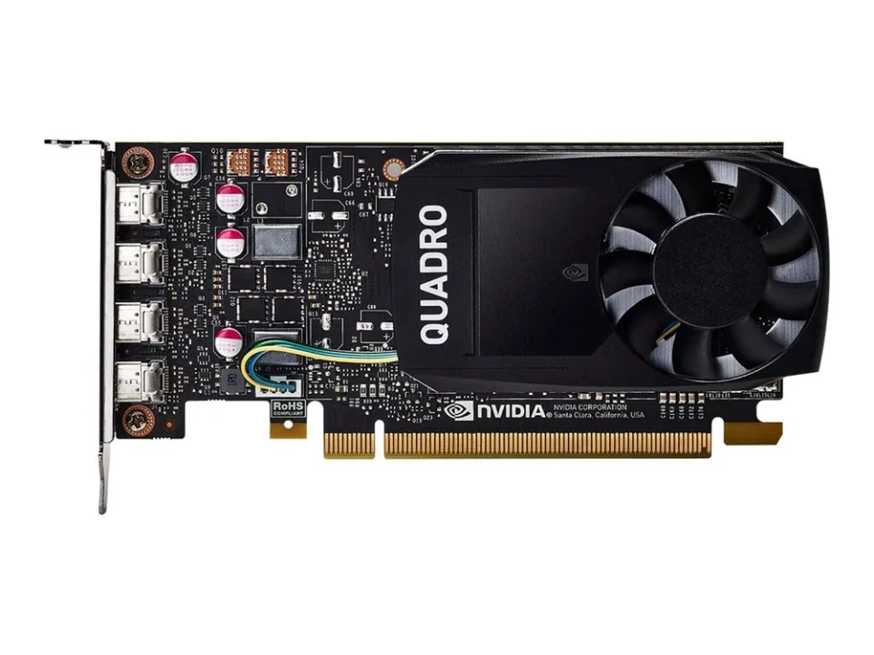 PNY NVIDIA Quadro P1000 graphics card — Product photo