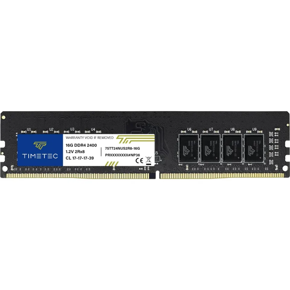 Timetec 16 GB (1 x 16 GB) DDR4 2400 MT/s desktop memory — Product photo