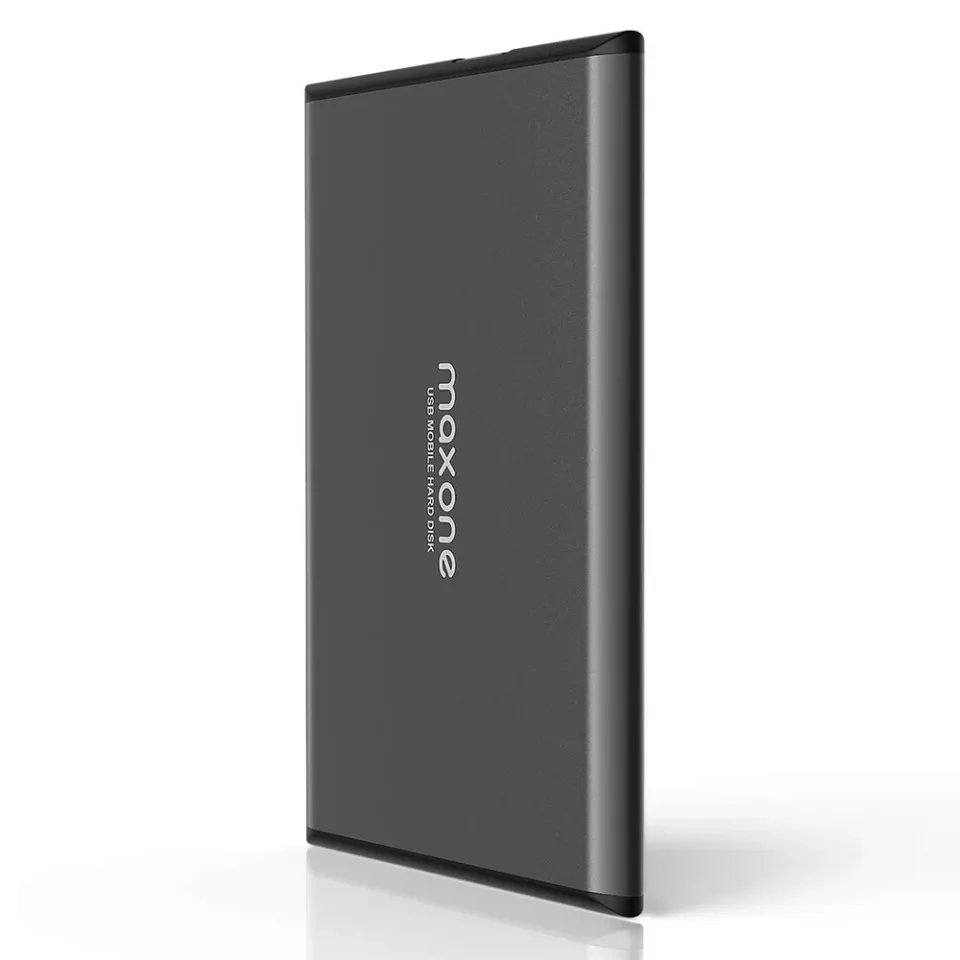 Maxone 500 GB portable hard drive — Product photo