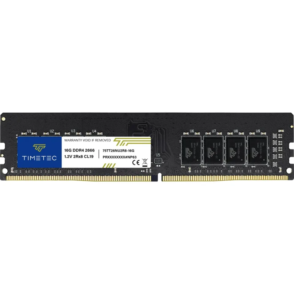 Timetec 16 GB (1 x 16 GB) DDR4 2666 MT/s desktop memory — Product photo