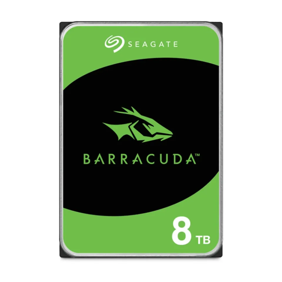 Seagate BarraCuda 8 TB 3.5-inch hard drive (ST8000DMZ04) — Product photo