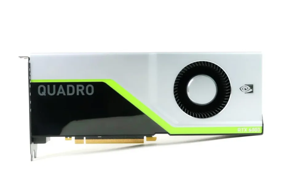 PNY NVIDIA Quadro RTX 6000 graphics card — Product photo
