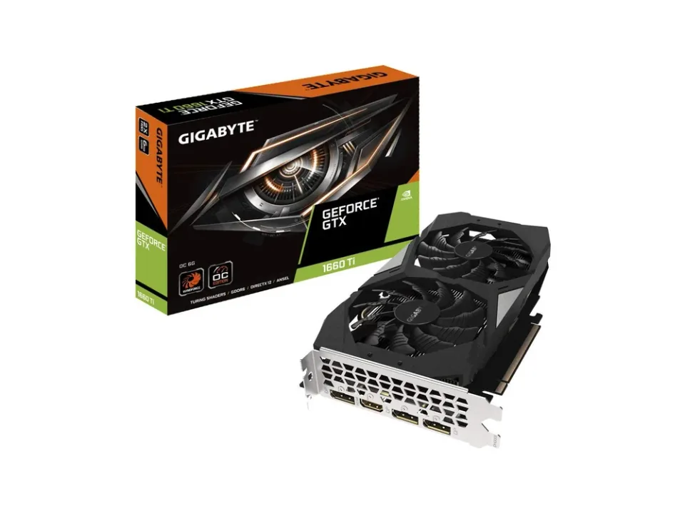 GIGABYTE GeForce GTX 1660 Ti OC 6G graphics card — Product photo