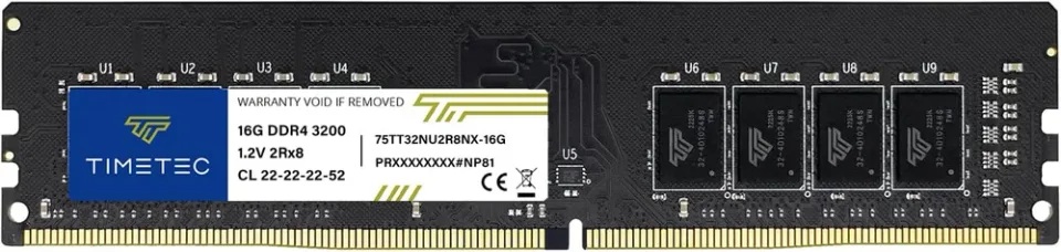 Timetec 16 GB (1 x 16 GB) DDR4 3200 MT/s desktop memory — Product photo