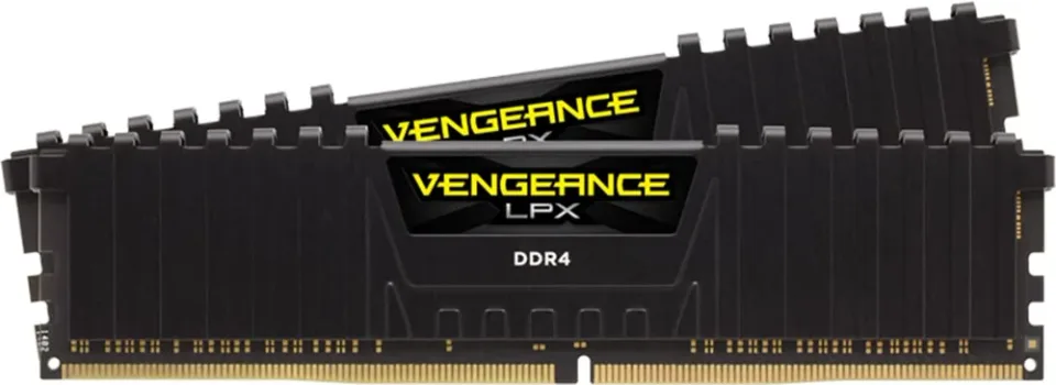 Corsair Vengeance LPX 16 GB (2 x 8 GB) DDR4 3200 MT/s memory kit — Product photo