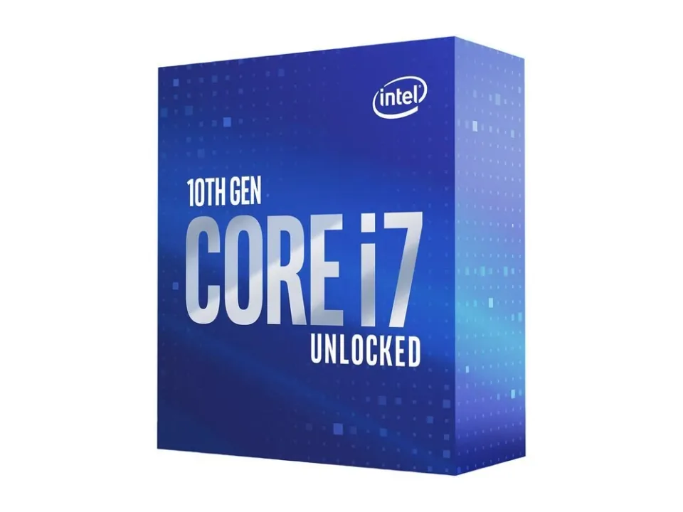 Intel Core i7-10700K processor — Product photo