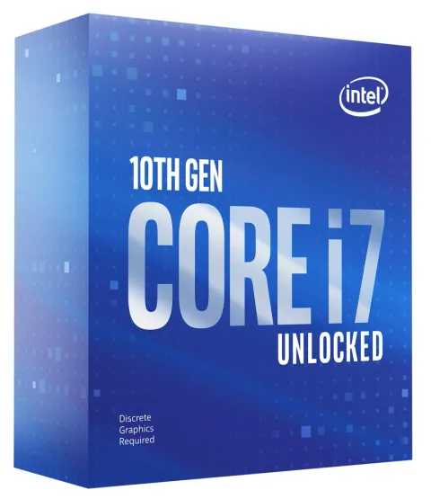 Intel Core i7-10700KF processor — Product photo