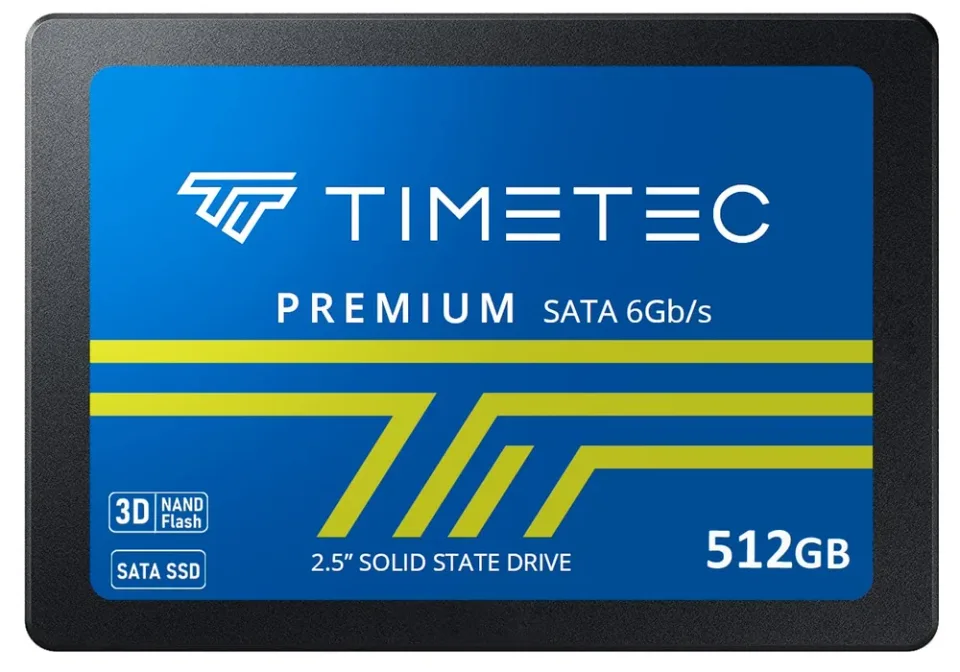 Timetec 512 GB 2.5-inch SATA SSD — Product photo