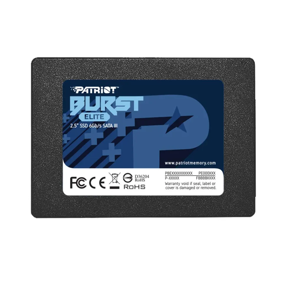 Patriot Burst Elite 480 GB 2.5-inch SATA SSD — Product photo