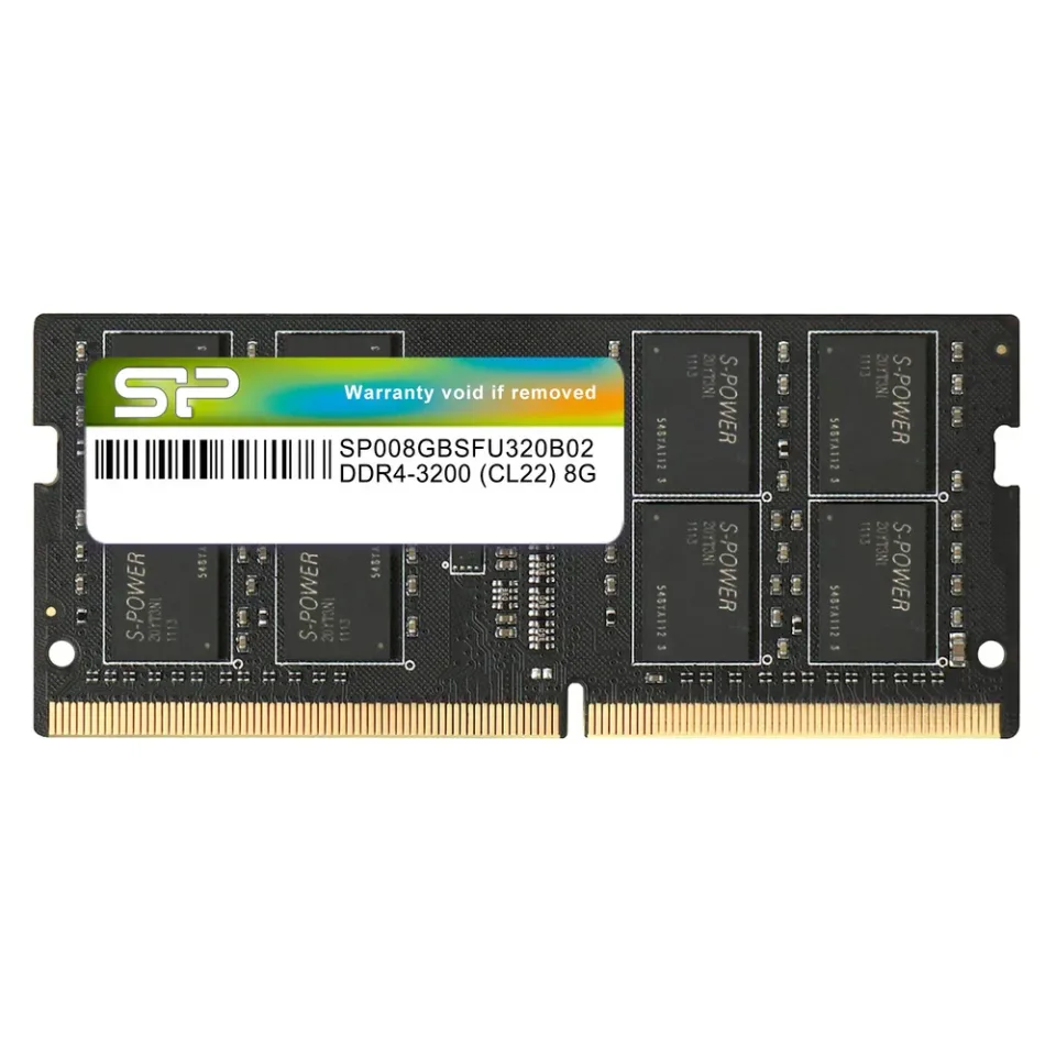Silicon Power 8 GB DDR4 3200 MT/s laptop memory — Product photo