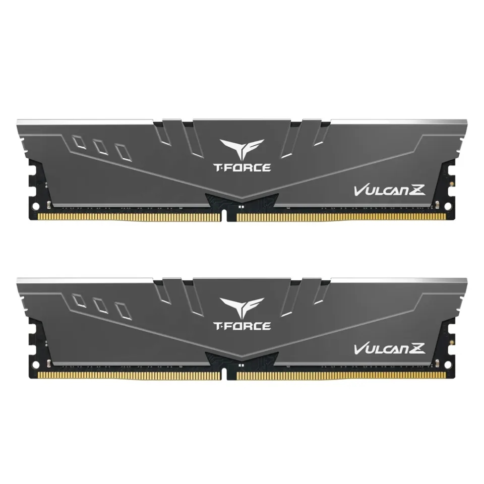 TEAMGROUP T-Force Vulcan Z 16 GB (2 x 8 GB) DDR4 3200 MT/s desktop memory kit — Product photo