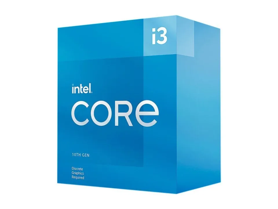 Intel Core i3-10105F processor — Product photo