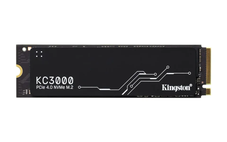 Kingston KC3000 512 GB M.2 2280 NVMe SSD — Product photo