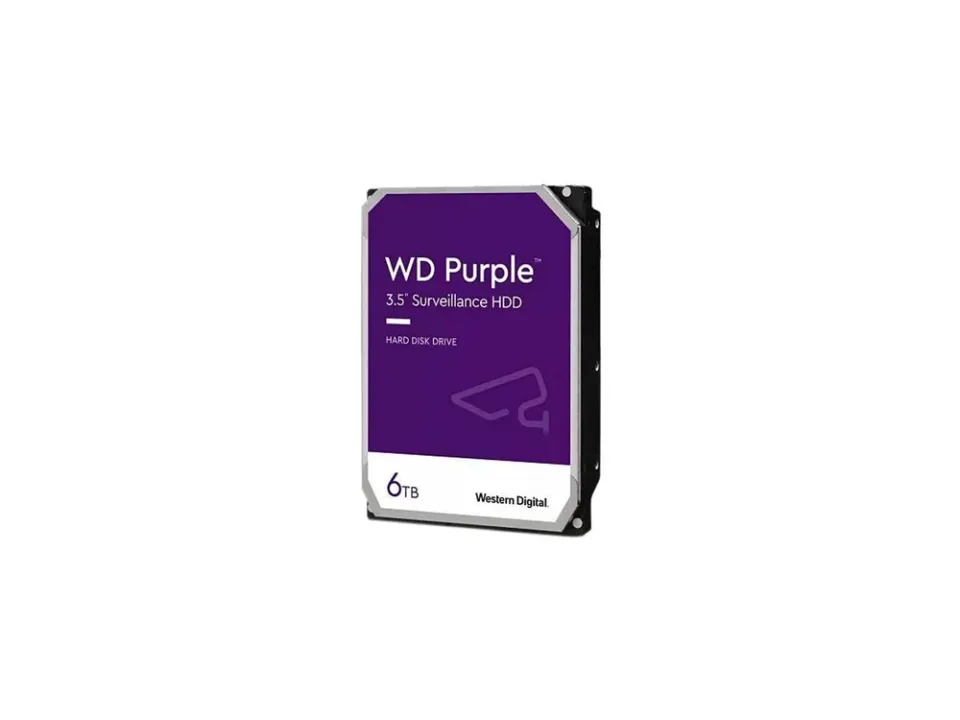 WD Purple 6 TB 3.5-inch hard drive — Product photo