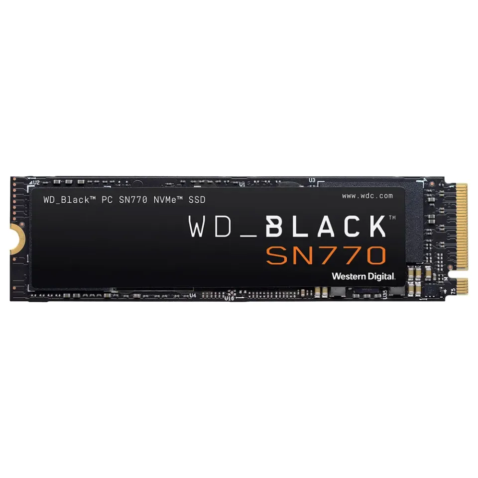 WD_Black SN770 500 GB M.2 2280 NVMe SSD — Product photo