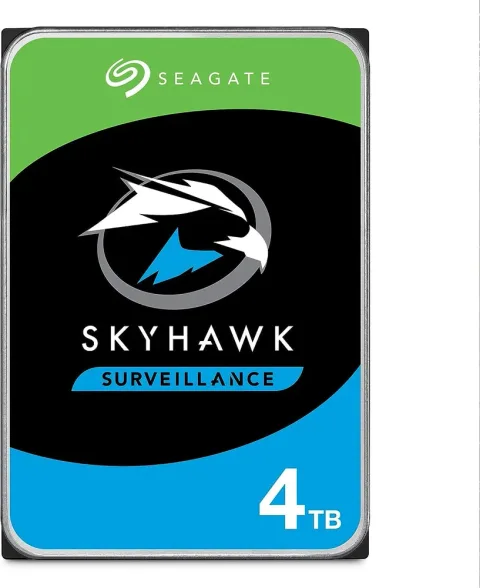 Seagate Skyhawk 4 TB 3.5-inch hard drive — Product photo