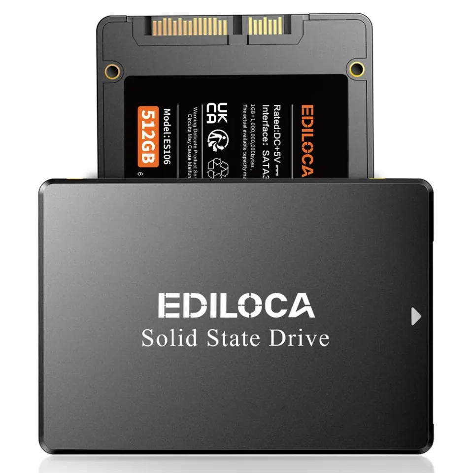 Ediloca ES106 512 GB 2.5-inch SATA SSD — Product photo