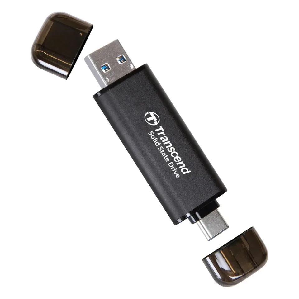 Transcend 256 GB portable SSD — Product photo