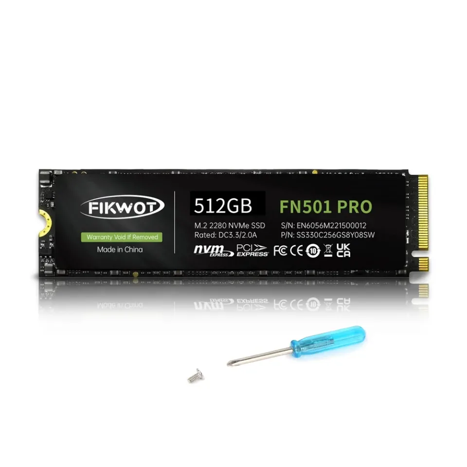 Fikwot FN501 Pro 512 GB M.2 2280 NVMe SSD — Product photo