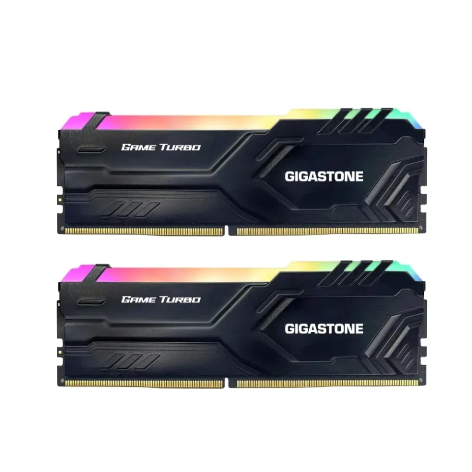 Gigastone Game TURBO 32 GB (2 x 16 GB) DDR4 3200 MT/s desktop memory kit — Product photo