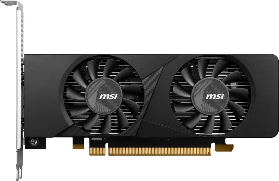 MSI GeForce RTX 3050 LP 6G OC graphics card — Product photo