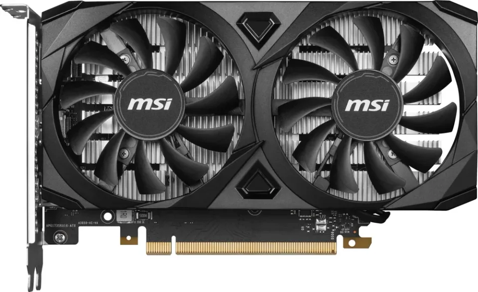 MSI GeForce RTX 3050 VENTUS 2X 6G OC graphics card — Product photo