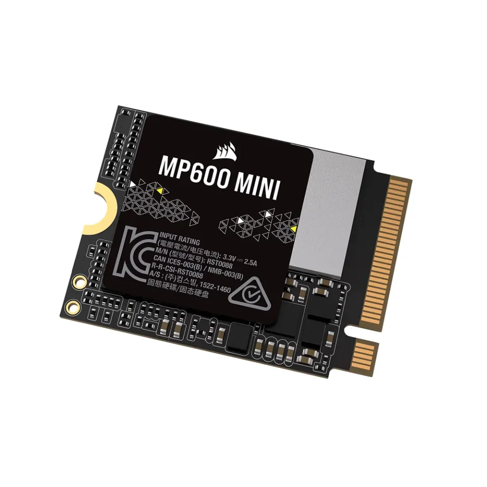Corsair MP600 Mini 2 TB M.2 2230 NVMe SSD — Product photo