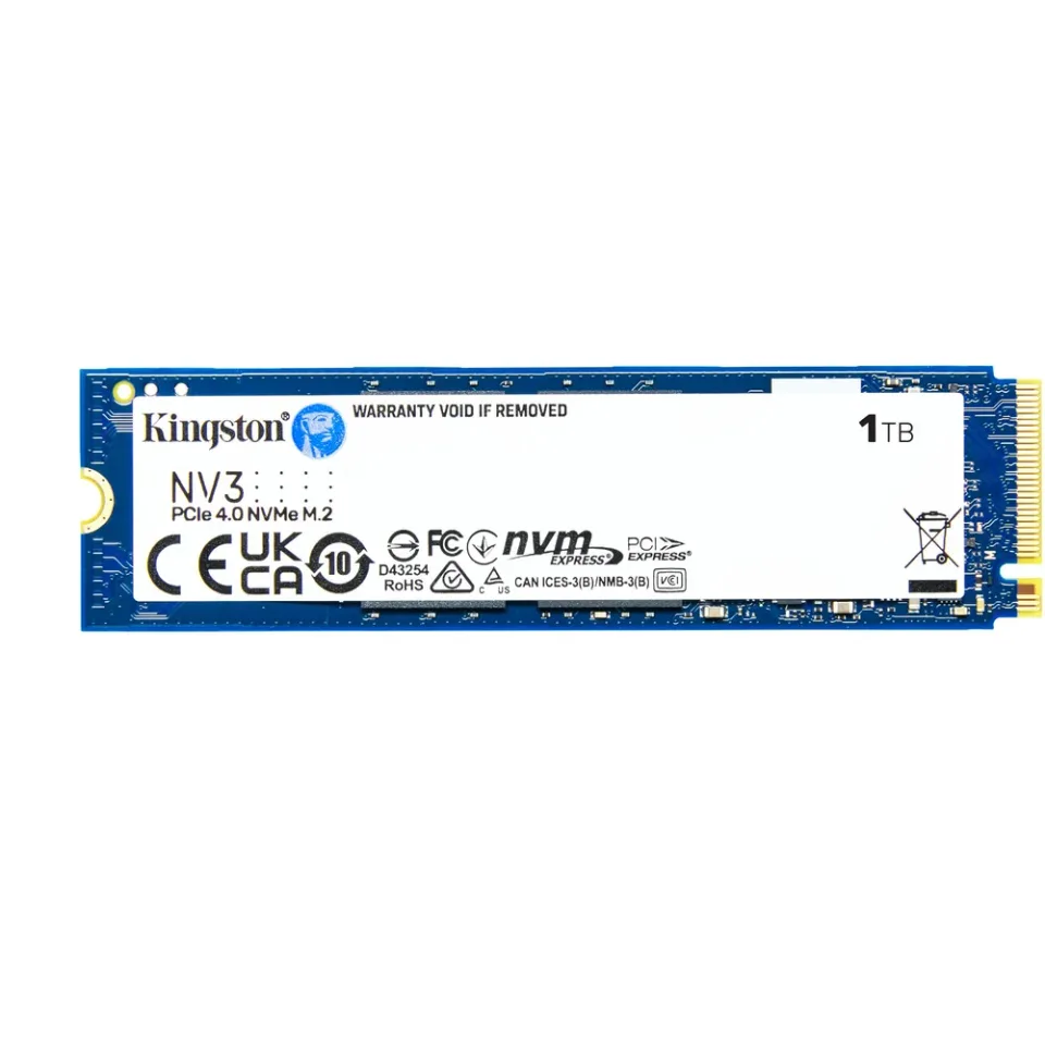 Kingston NV3 1 TB M.2 2280 NVMe SSD — Product photo