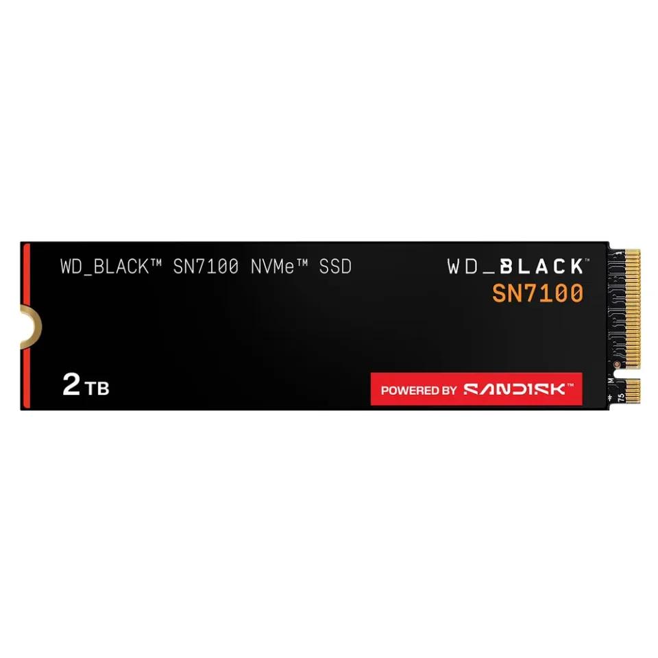 SanDisk WD_Black SN7100 2 TB M.2 2280 NVMe SSD — Product photo