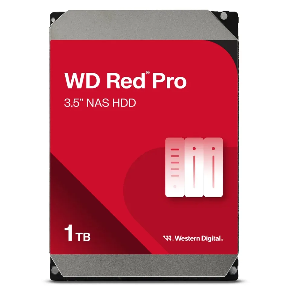 WD Red Pro 26 TB 3.5-inch hard drive — Product photo