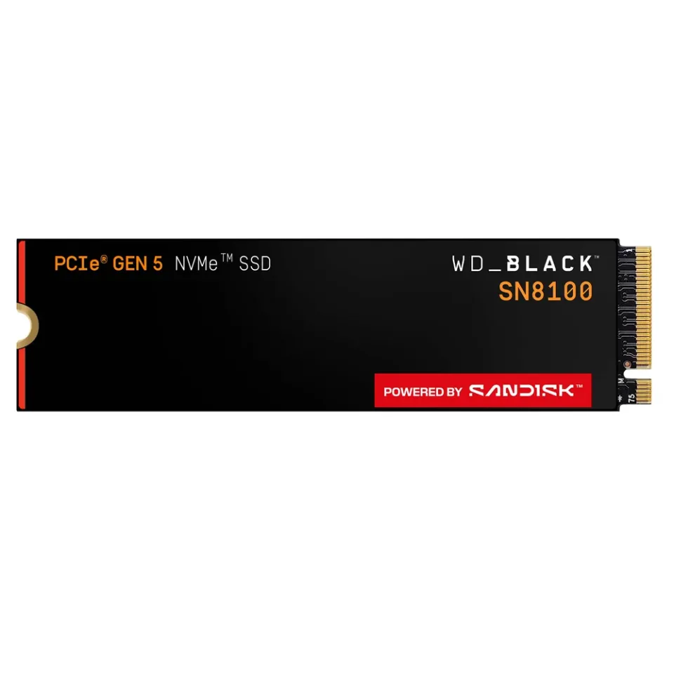 SanDisk WD_Black SN8100 1 TB M.2 2280 NVMe SSD — Product photo