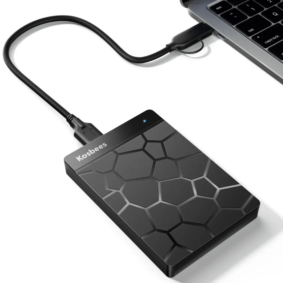 Kosbees 500 GB portable hard drive — Product photo