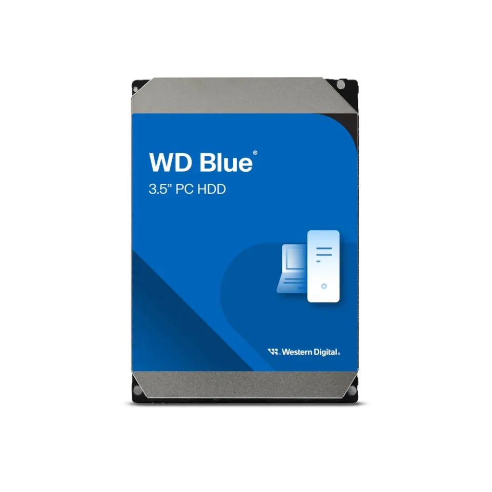 WD Blue 4 TB 3.5-inch hard drive — Product photo