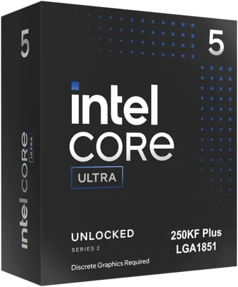 Intel Core Ultra 5 250KF Plus processor — Product photo
