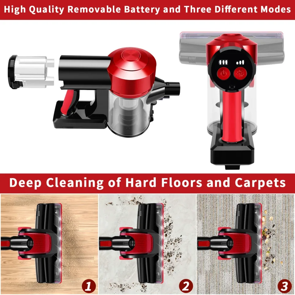 iwoly C150 cordless stick vacuum — Product source photo