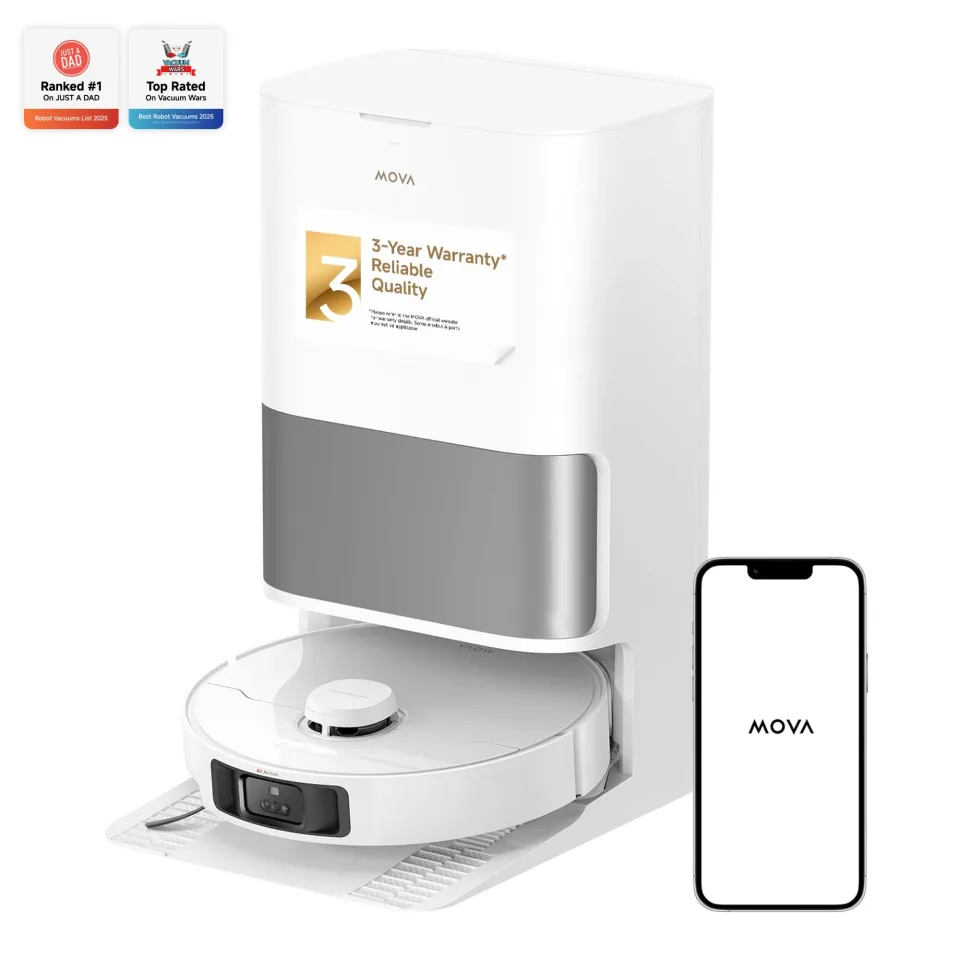 MOVA P10 Pro Ultra robot vacuum and mop — Product source photo
