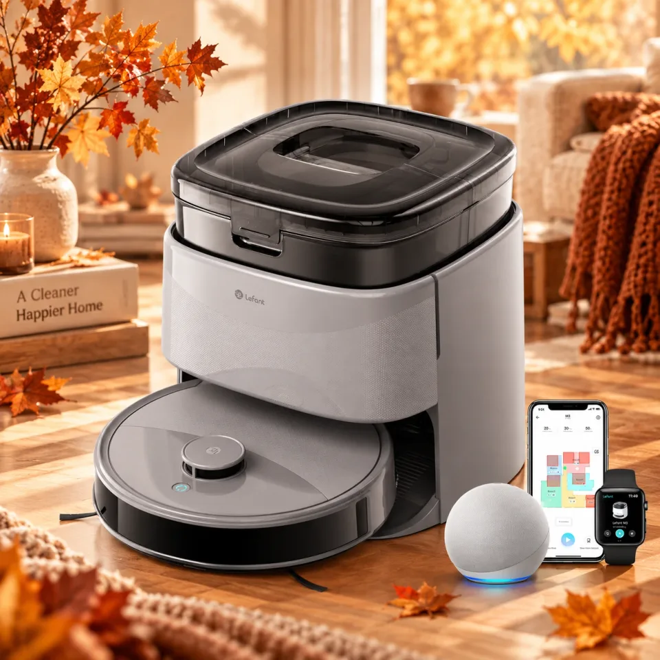 Lefant M3 Max robot vacuum and mop — Product source photo