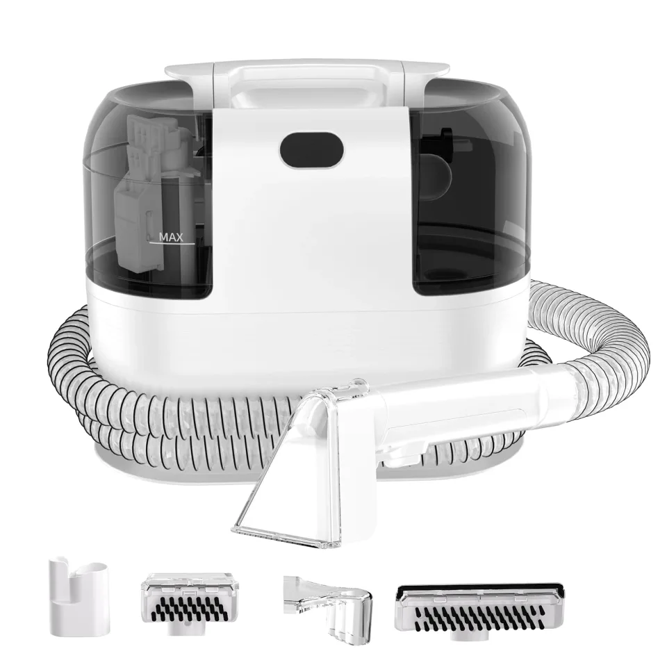 PUREBEAR LK8881 Portable Carpet Cleaner — White — Product photo