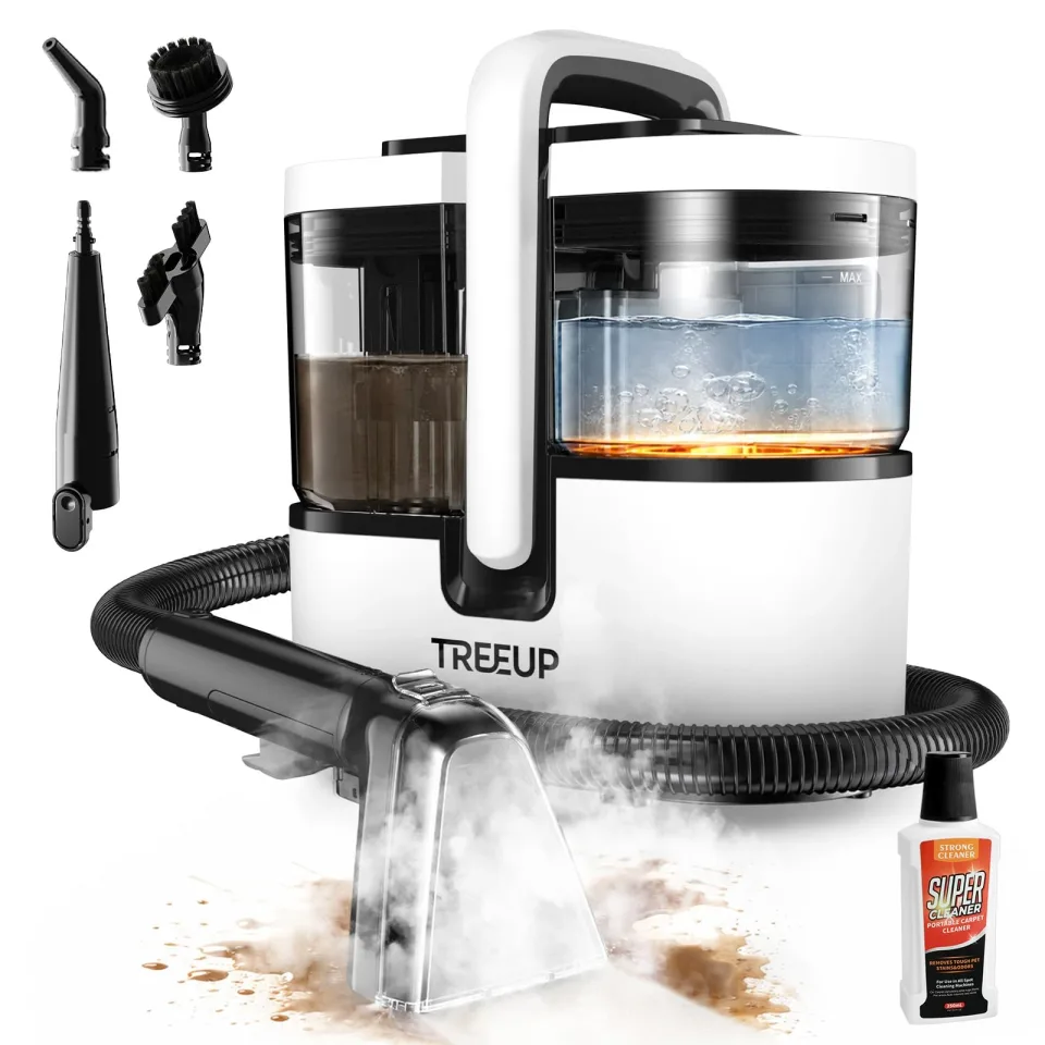 TREEUP C7 Portable Carpet and Steam Cleaner — Product photo