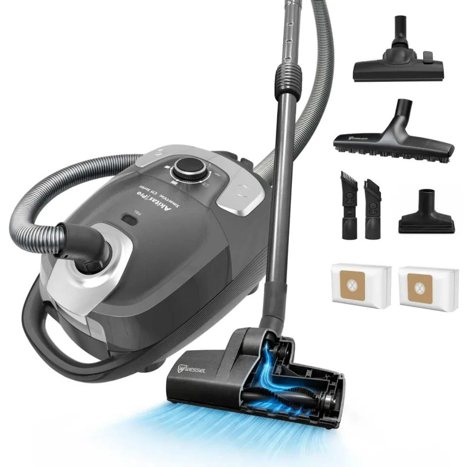 Akitas C11WT Bagged Canister Vacuum — Product photo