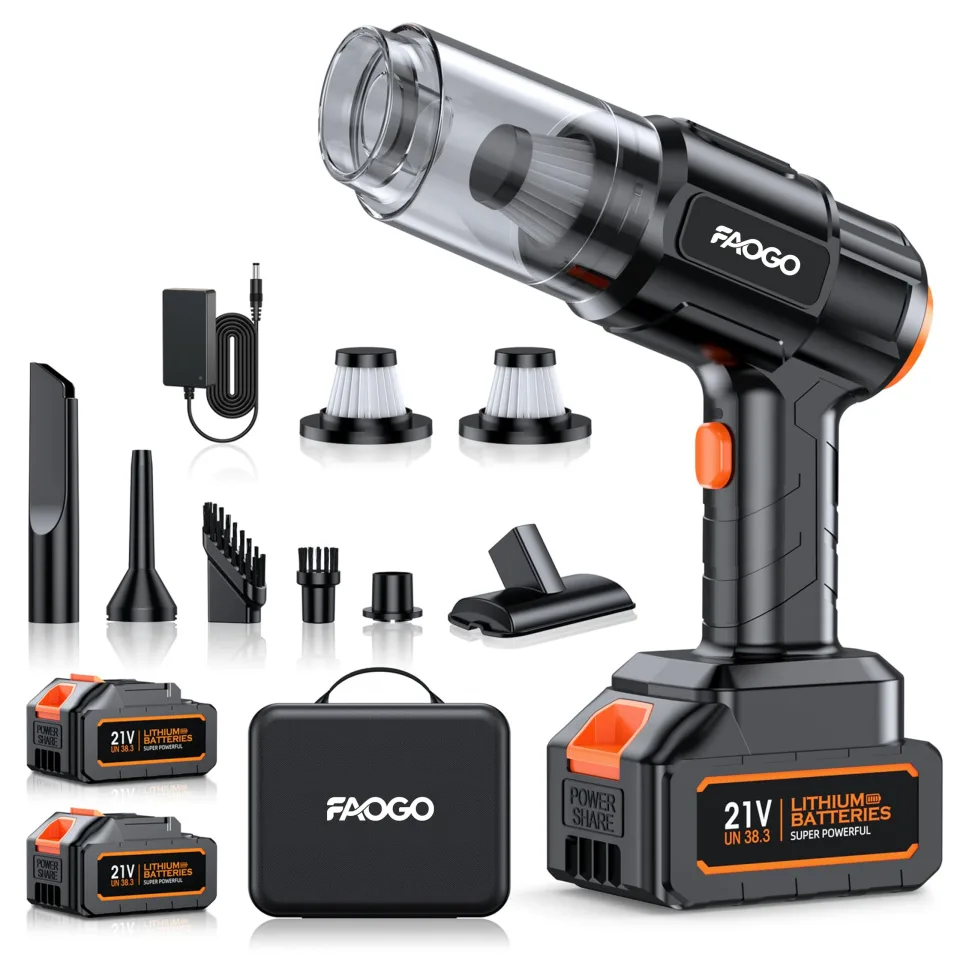 FAOGO X12-Ultra Cordless Handheld Vacuum — Product photo
